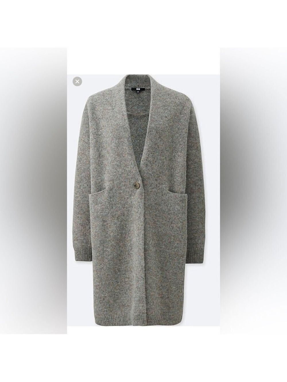 Uniqlo Long Wool Cardigan XS Old Money Clean Girl Aesthetic Chic
